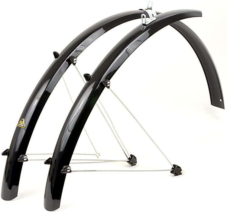 Крылья 28" полноразмерные металлопласт. AUTHOR AXP-12-28/45 Blk 28"х45мм, чёрное