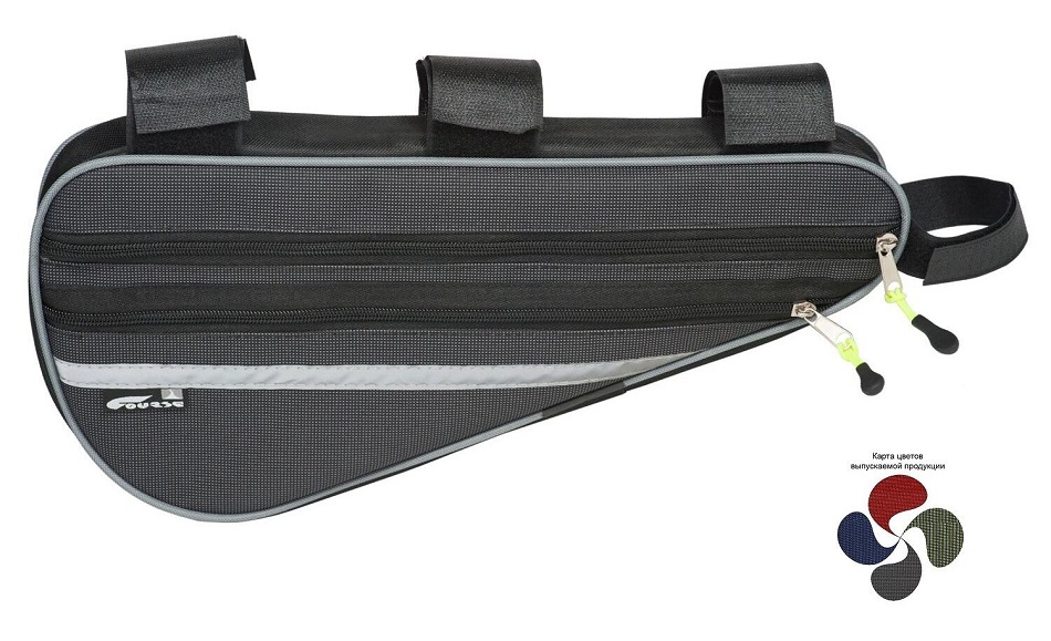 Сумка RAPIDA MASTER LONG крепление под раму, большая, нейлон, 40x15 см
