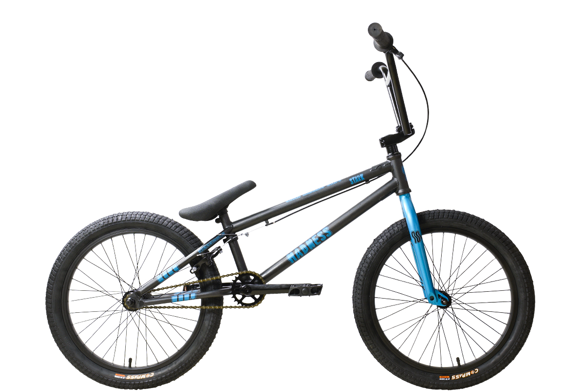 Купить под заказ велосипед stark'25 madness bmx 4 графит матовый/синий металлик/черный