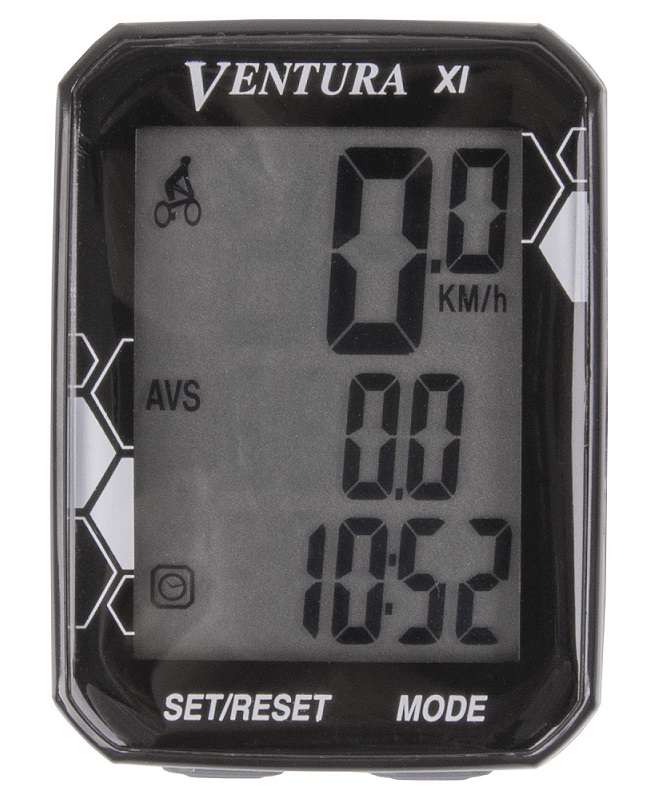Велокомпьютер VENTURA ХI, 11 функций