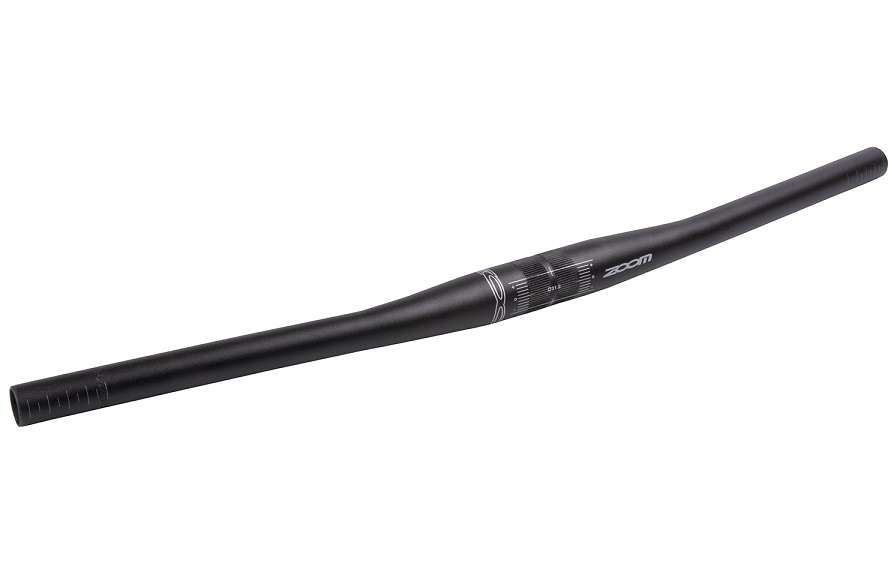 Руль ZOOM MTB-A4-300BTFOV, 780мм, прямой, изгиб назад 10`, алюм, черный