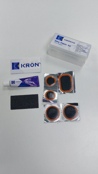 Аптечка Kronyo 5 заплаток+клей 5мл+шкурка "МИНИ УПАКОВКА"