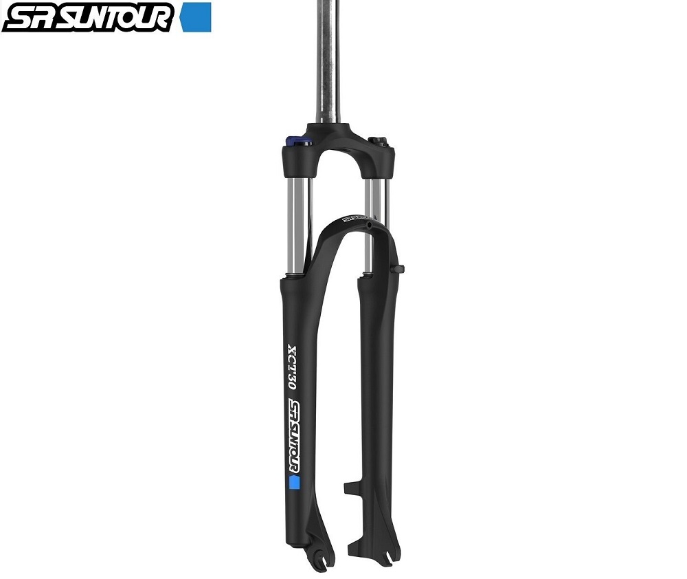 Вилка амортизационная 27.5", 1-1/8" SP SUNTOUR, SF19-XCT30-DS-HLO, ход 100мм, шток 190 мм, безрезьб.