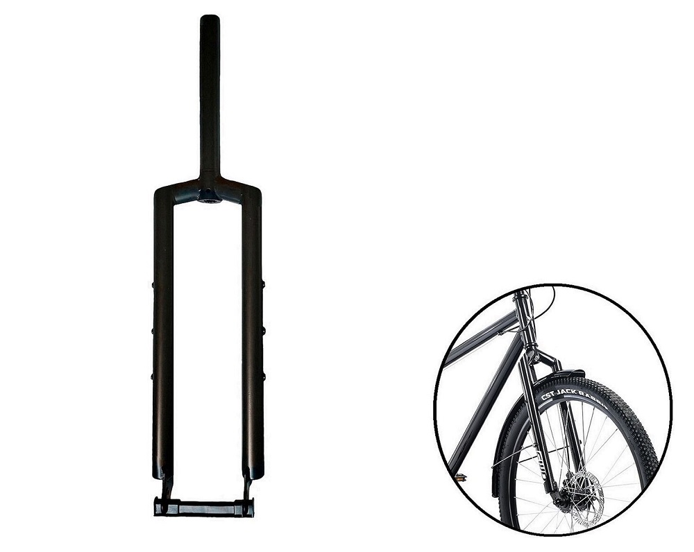 Вилка жесткая 29", 1-1/8", безрезьбовая, DISK Brake, шток 265 мм, COURIER-2
